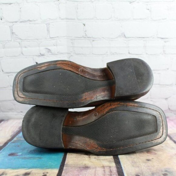 Bostonian Men's Brown Leather Square Toe Lace Up Dress Oxford Shoes Size 9 M - Picture 9 of 9